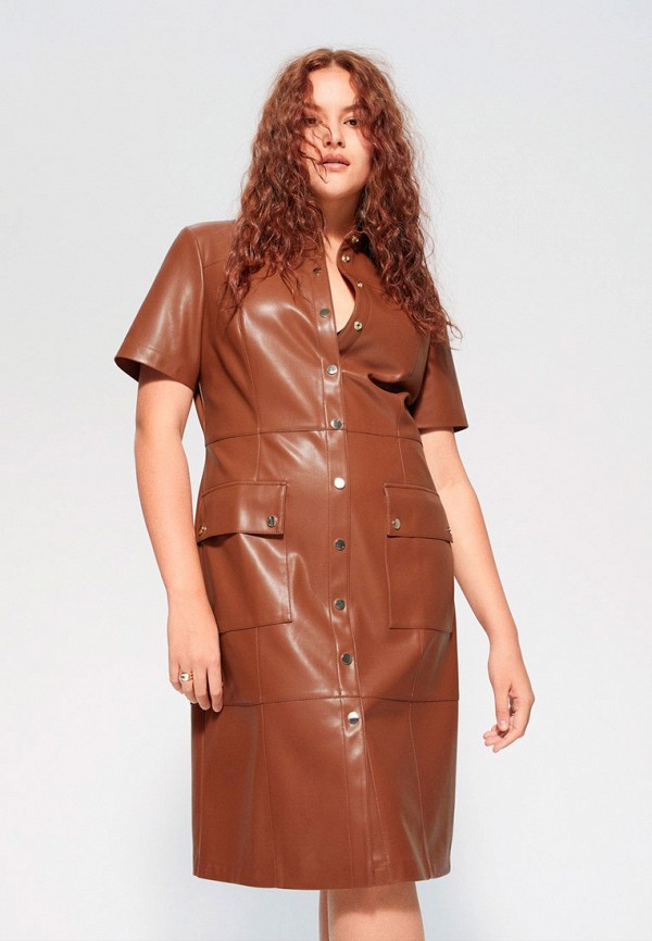 

Платье Violeta by Mango, Коричневый, - LELA