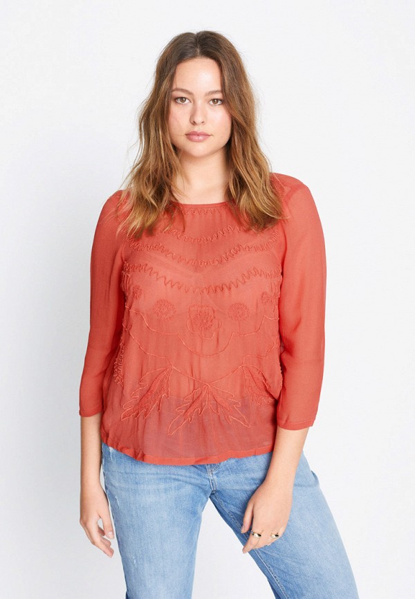 

Блуза Violeta by Mango, Оранжевый, - IMPERIAL-I