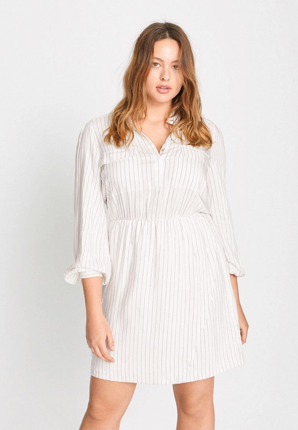 

Платье Violeta by Mango, Белый, - LINEAS-I