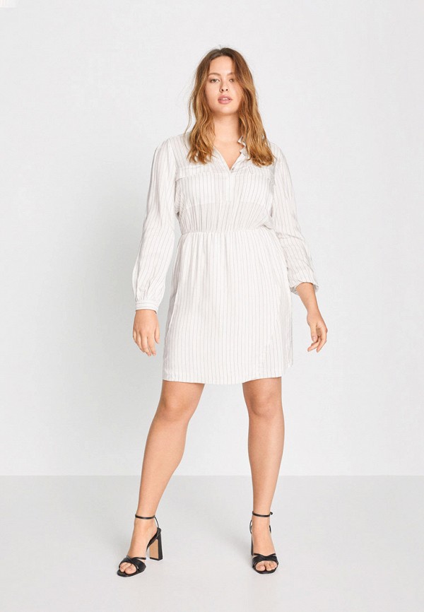 

Платье Violeta by Mango, Белый, - LINEAS-I