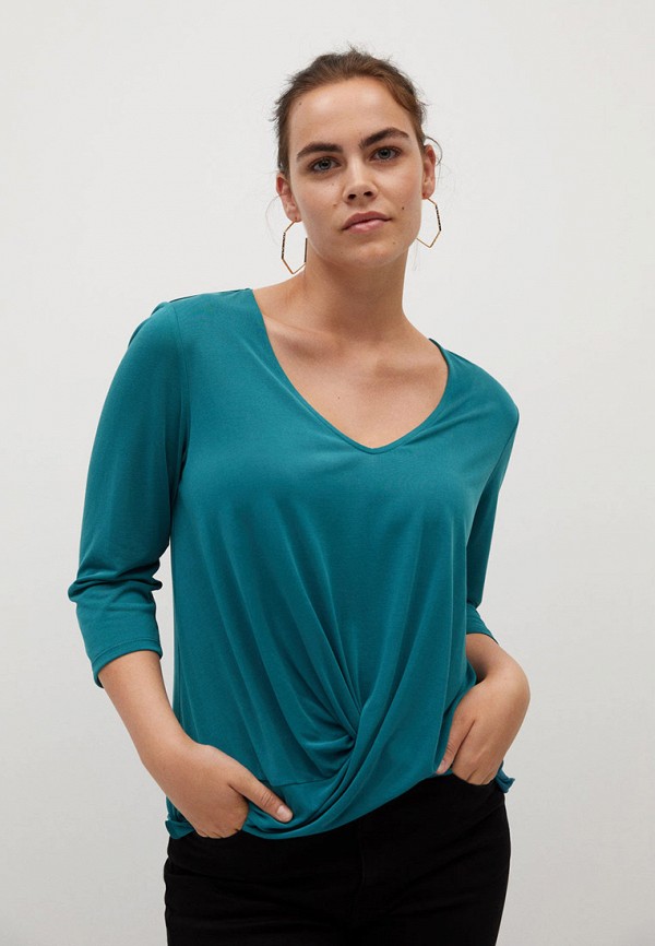 

Блуза Violeta by Mango, Бирюзовый, - MIMO