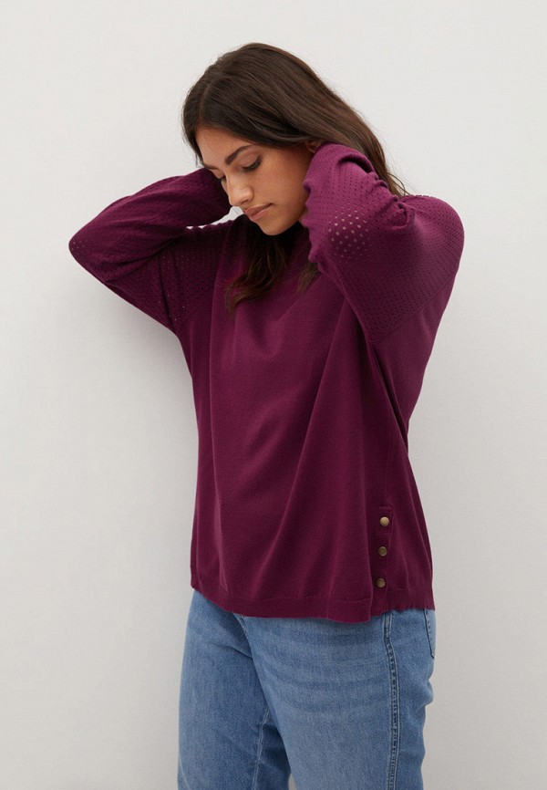 

Джемпер Violeta by Mango, Бордовый, - SNAP