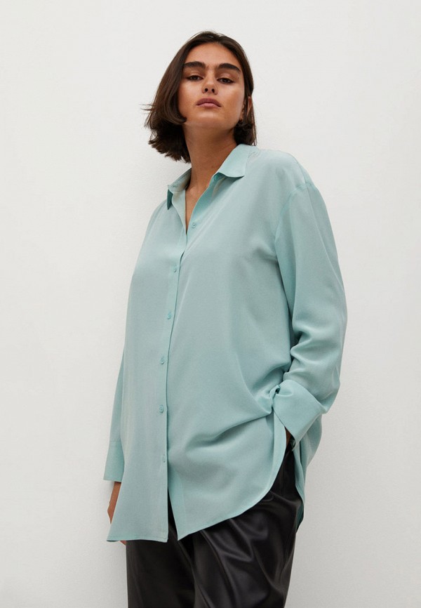 

Блуза Violeta by Mango, Голубой, - SEDERA