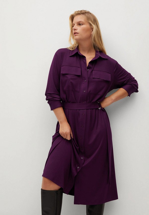 

Платье Violeta by Mango, Фиолетовый, - SAHARA