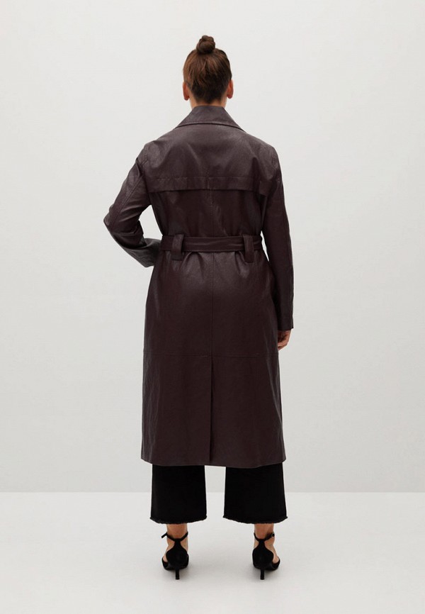 

Плащ Violeta by Mango, Бордовый, - WHITE