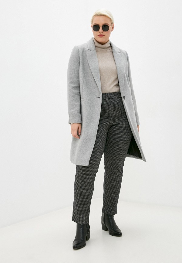

Пальто Violeta by Mango, Серый, - BASIC7