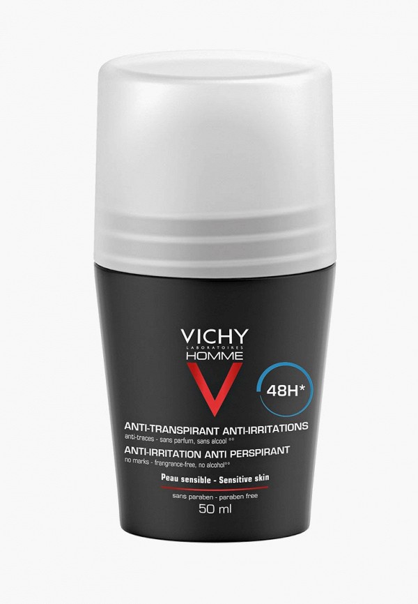 

Дезодорант Vichy, Прозрачный, антиперспирант, 48Ч, для чувствительной кожи, 50 мл