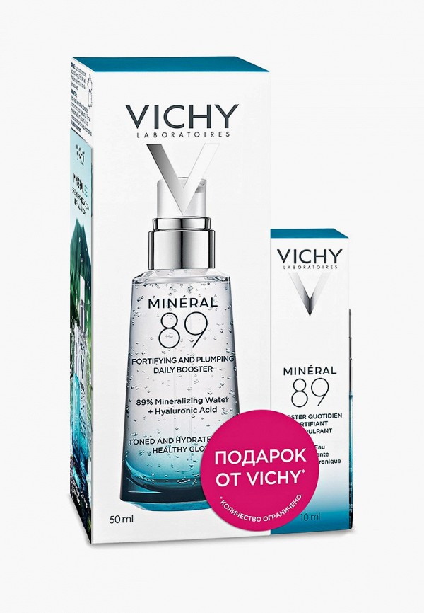 

Набор для ухода за лицом Vichy, Прозрачный, MINERAL 89, Гель-сыворотка для кожи, подверженной агрессивным внешним воздействиям, 50 мл + Восстанавливающий и укрепляющий уход для кожи вокруг глаз, 10 мл - В ПОДАРОК