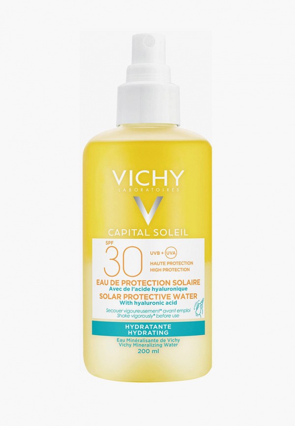

Спрей для тела Vichy, Прозрачный, Солнцезащитный, двухфазный, увлажняющий. Capital Ideal Soleil, SPF30, 200 мл