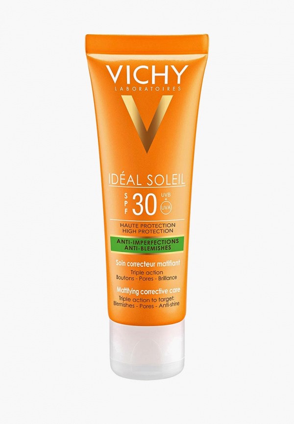 

Крем солнцезащитный Vichy, Прозрачный, Capital Ideal Soleil против несовершенств SPF 30, 50 мл