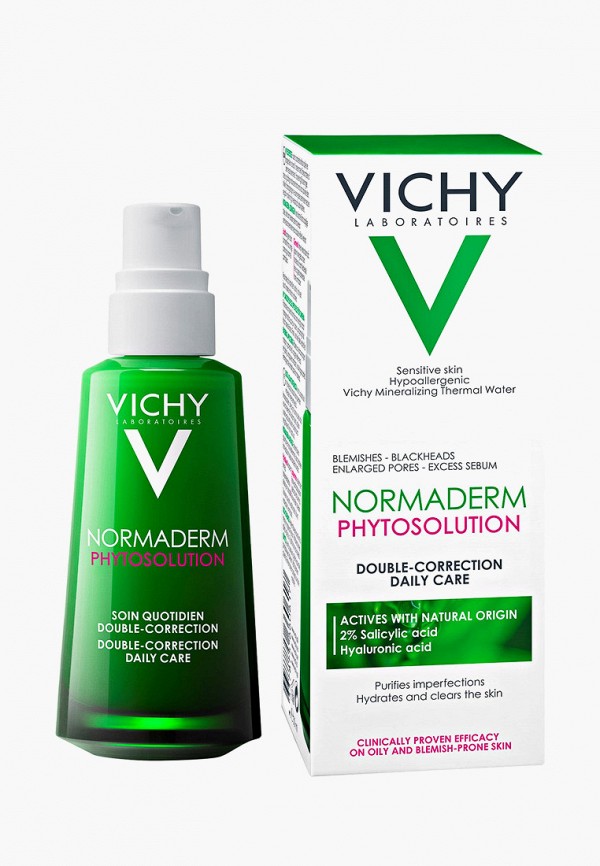 Сыворотка для лица Vichy Корректирующая, двойного действия, Normaderm Phytosolution, 50 мл