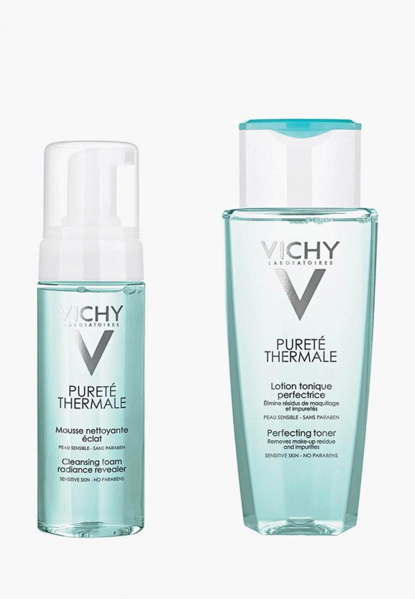 

Набор для ухода за лицом Vichy, ПТ Совершенствующий Тоник 200мл + Очищающая Пенка 150 мл, Прозрачный