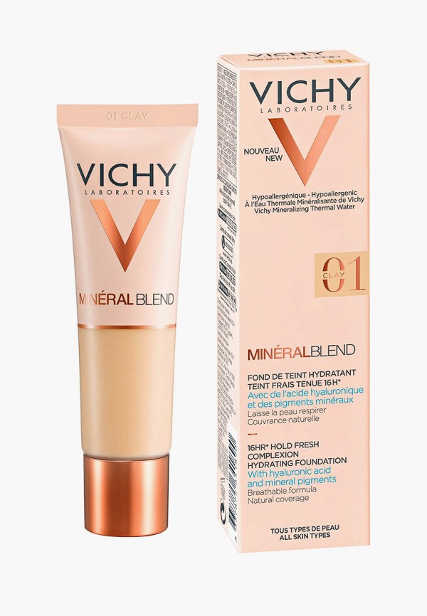 

Тональная основа Vichy, Бежевый, MINÉRALBLEND 16 часов стойкости и сияния кожи.