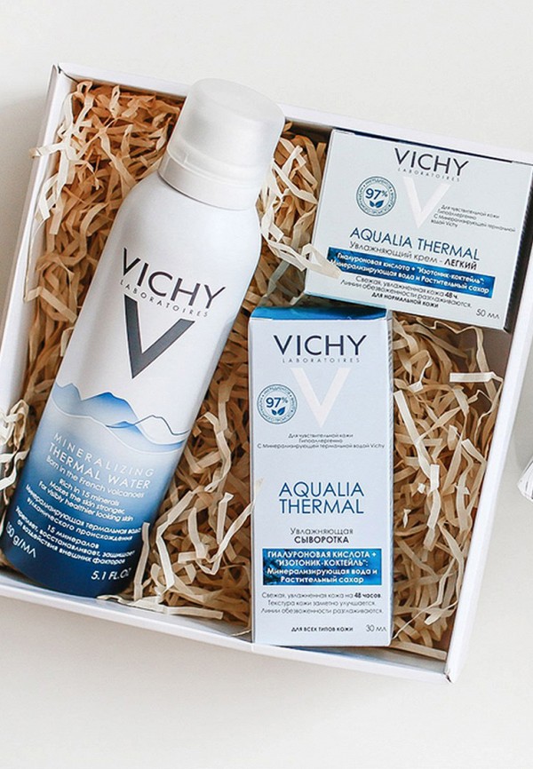 

Набор для ухода за лицом Vichy, Прозрачный, Aqualia Thermal