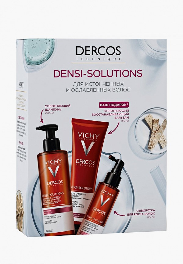 

Набор для ухода за волосами Vichy, Dercos Densi-Solutions, Прозрачный