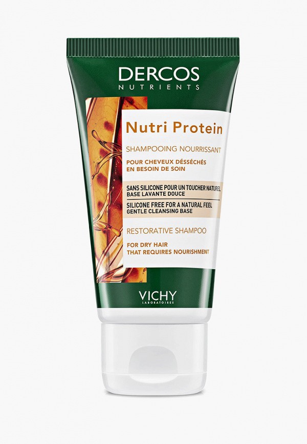 

Шампунь Vichy, Прозрачный, Dercos Восстанавливающий Nutri Protein, 50 мл