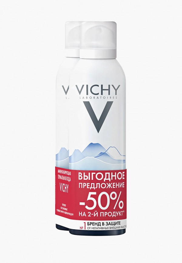 

Термальная вода Vichy, Прозрачный, минерализирующая, 2х150 мл, -50% на второй продукт