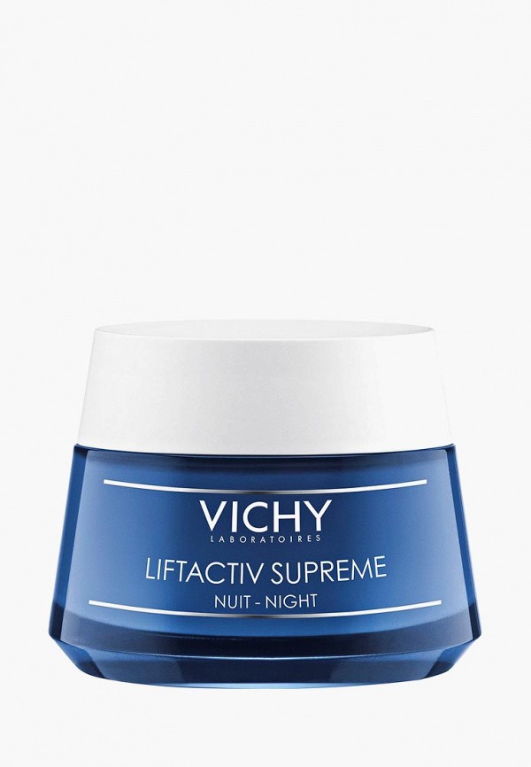 

Крем для лица Vichy, Белый, LIFTACTIV Supreme ночной, против морщин и для упругости кожи, 50 мл