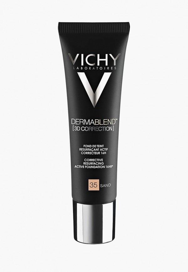 

Тональное средство Vichy, Бежевый, DERMABLEND 3D с высоким покрытием для жирной кожи, склонной к появлению акне, тон 35, SPF 25, 30 мл