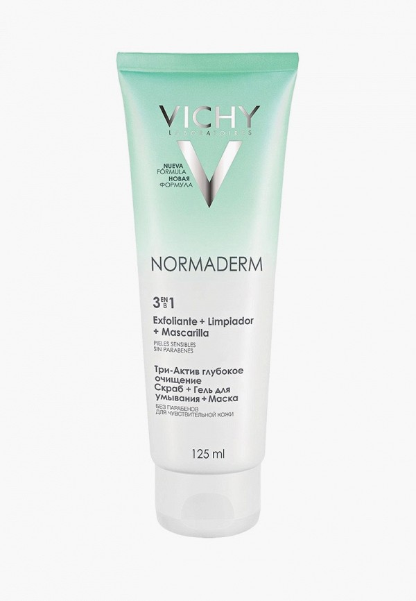 

Гель для умывания Vichy, Прозрачный, Очищающий Normaderm 3 В 1 125 мл
