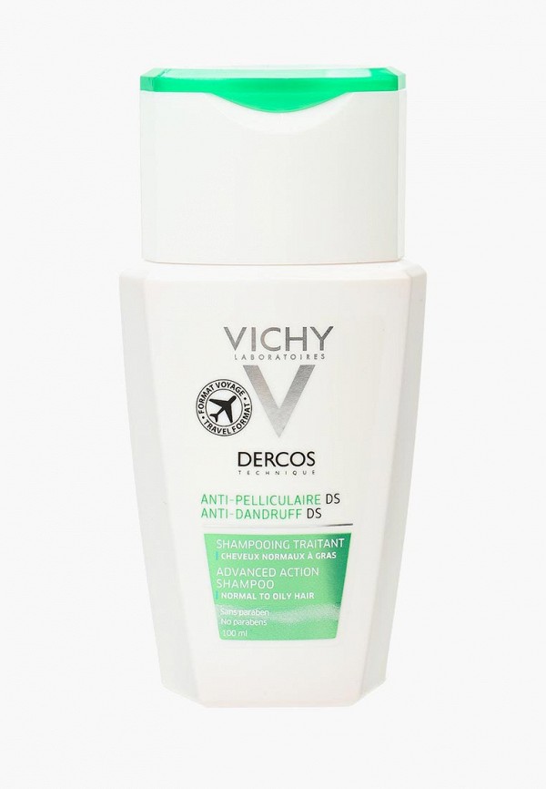 

Шампунь Vichy, Прозрачный, Интенсивный Dercos против перхоти для жирных волос 100 мл