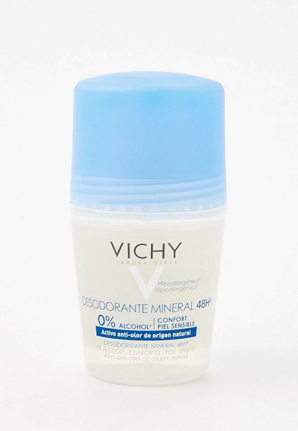 

Дезодорант Vichy, Прозрачный, минеральный, без солей алюминия, 48 часов свежести, 50 мл