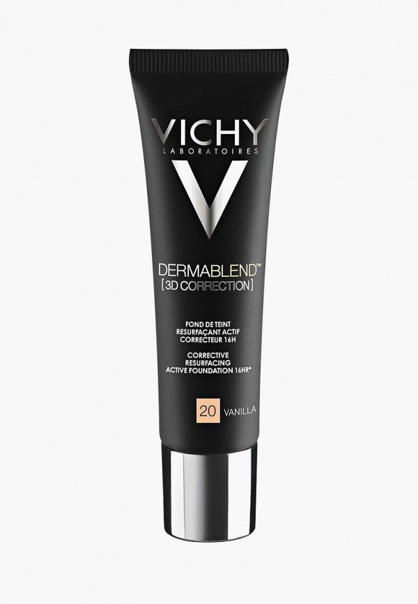 

Тональная основа Vichy, Бежевый, DERMABLEND 3D с высоким покрытием для жирной кожи, склонной к появлению акне, тон 20, SPF 25, 30 мл
