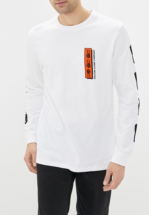 

Лонгслив Volcom, Белый, PEACE GRID BXY LS