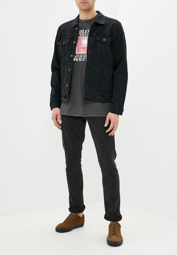 

Футболка Volcom, Серый, HYPNO SKULL S/S TEE