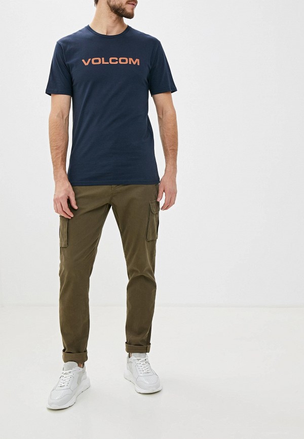 

Футболка Volcom, Синий, CRISP EURO BSC SS