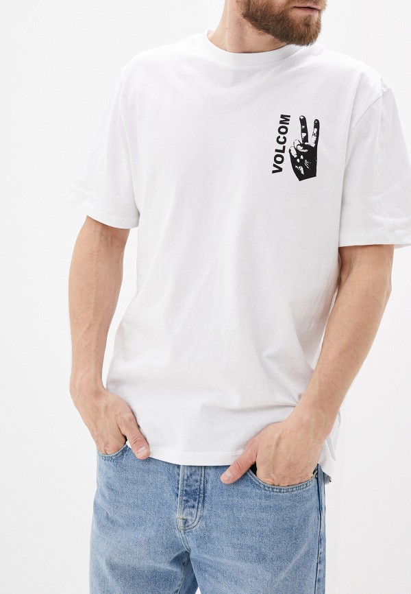 

Футболка Volcom, Белый, PEACE GRID BXY SS