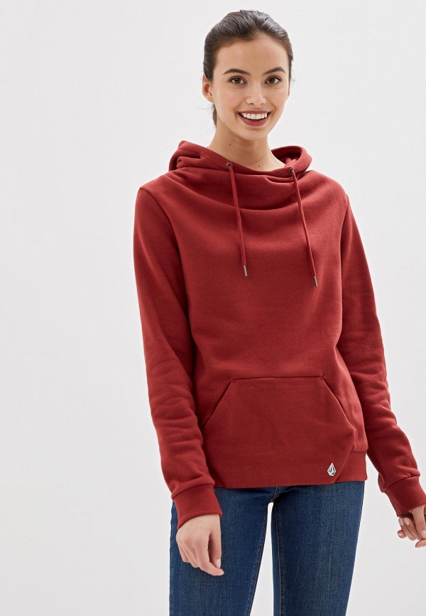 

Худи Volcom, Бордовый, WALK ON BY HIGH NECK