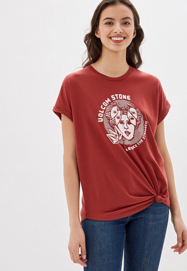 

Футболка Volcom, Коричневый, BREAKNOT SS