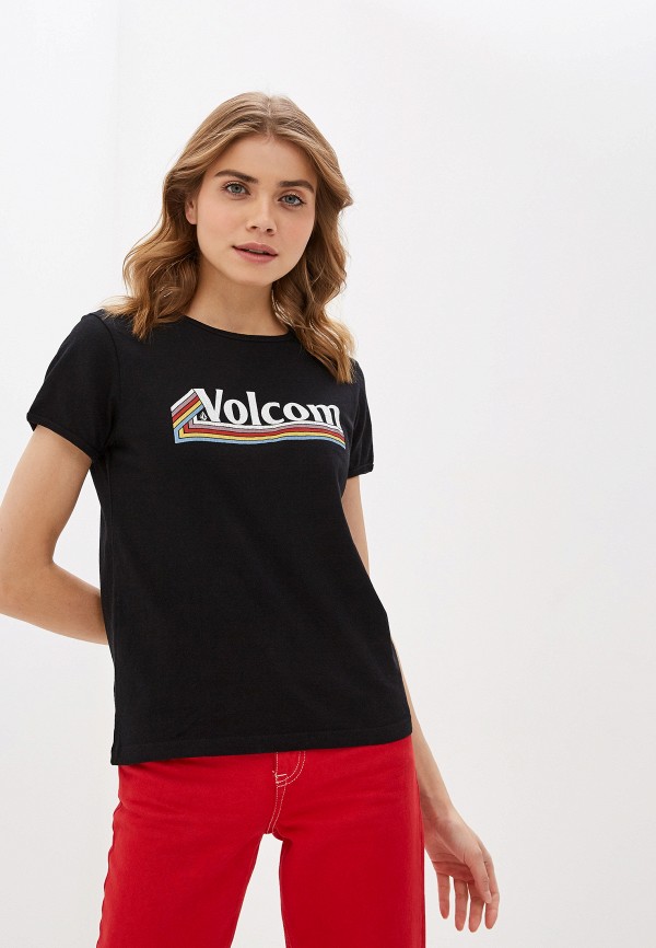 

Футболка Volcom, Черный, KEEP GOIN RINGER TEE