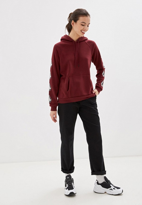 

Худи Volcom, Бордовый, DEADLY STONES HOODIE