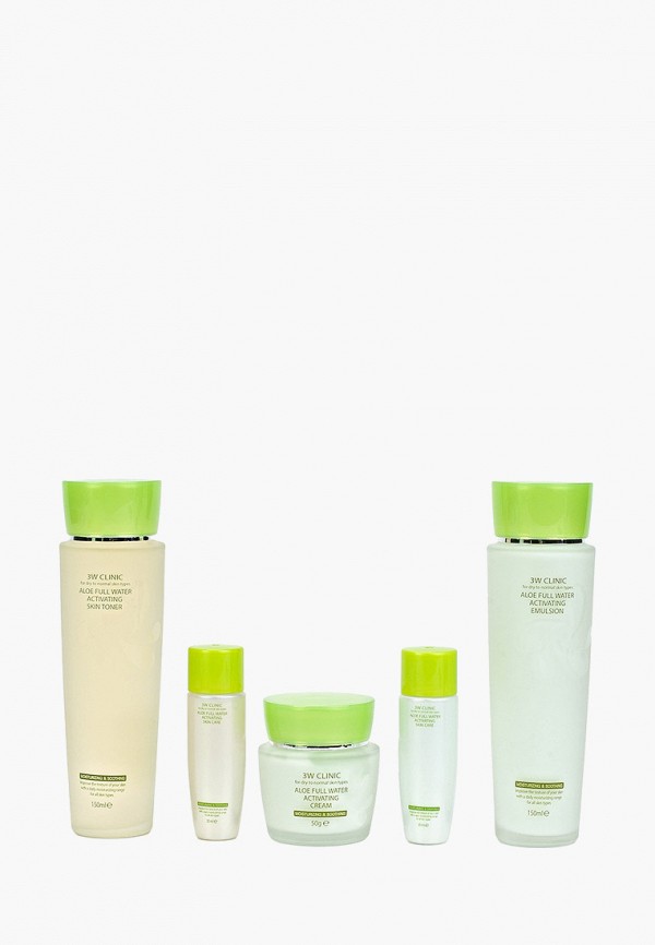 

Набор для ухода за лицом 3w Clinic, Прозрачный, Aloe Full Water (Крем для лица с алоэ, тоник для лица с алоэ, эмульсия для лица с алоэ и два мини-продукта - тоник и эмульсия)