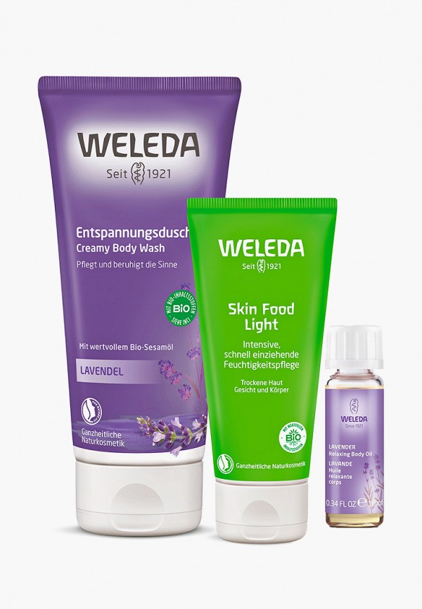 

Набор для ухода за телом Weleda, Прозрачный, «Relax & enjoy» 75 мл + 10 мл + 200 мл