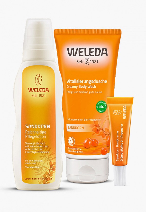 

Набор для ухода за телом Weleda, Прозрачный, «Create heat» 10 мл + 2х200 мл