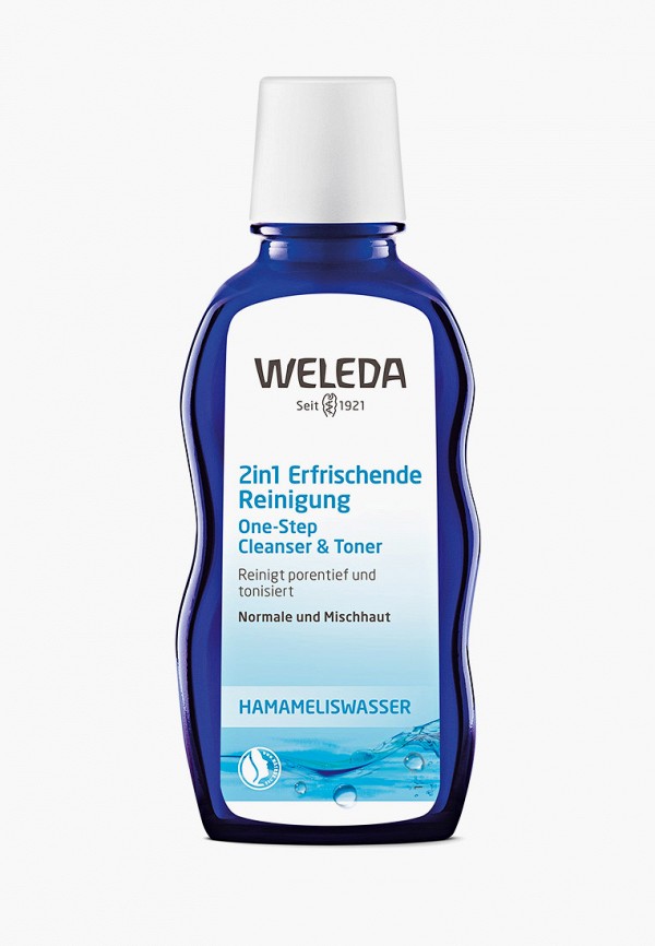 

Лосьон для лица Weleda, Прозрачный, тонизирующее очищающее 2 в 1, 100 мл