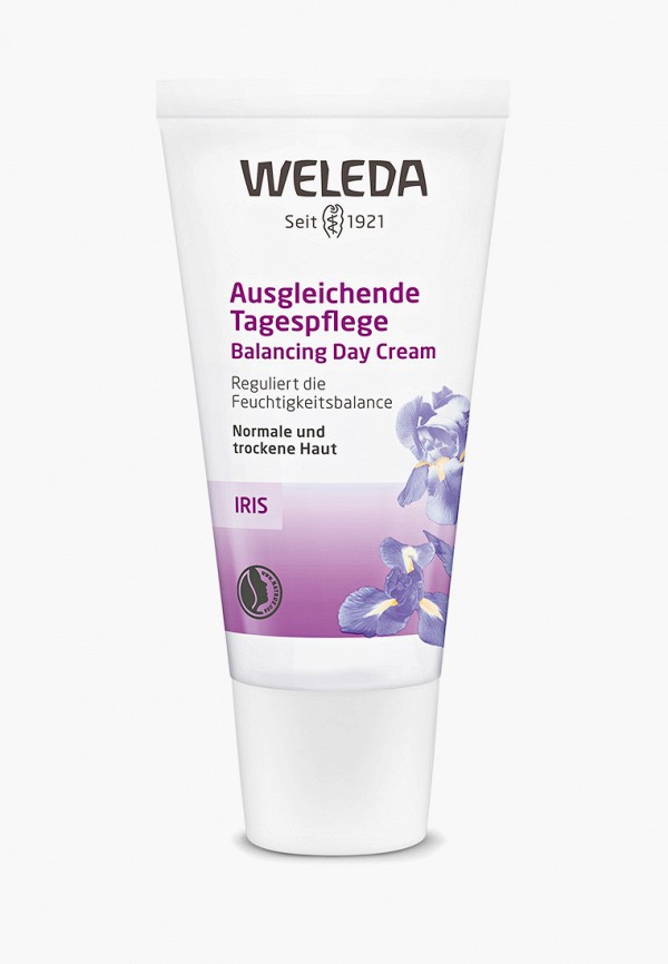 

Крем для лица Weleda, Прозрачный, ирисовый освежающий дневной, 30 мл