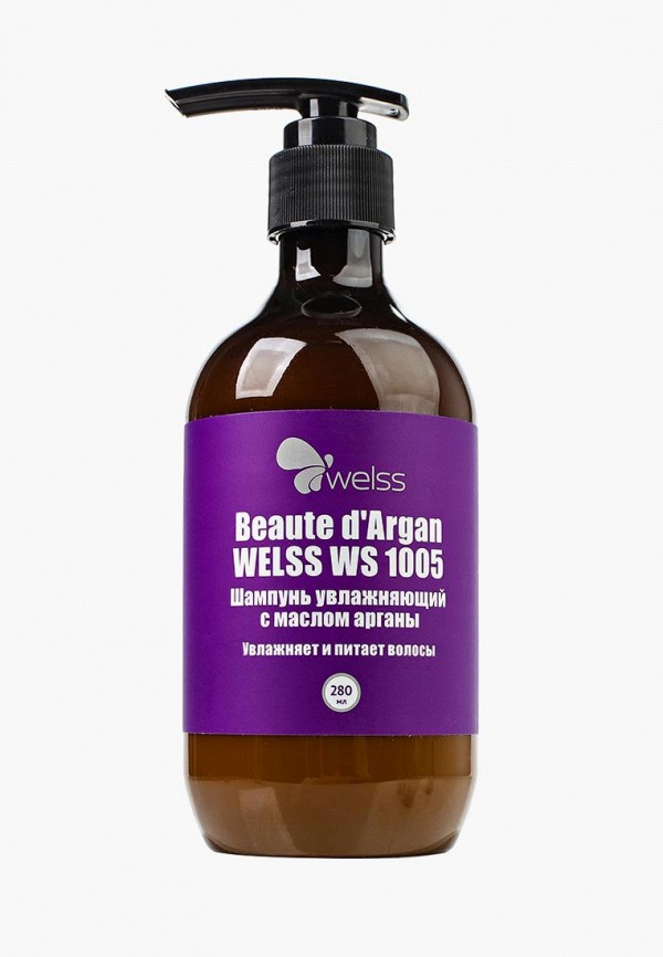 

Шампунь Welss, увлажняющий с маслом арганы Beaute d`Argan , 280 мл