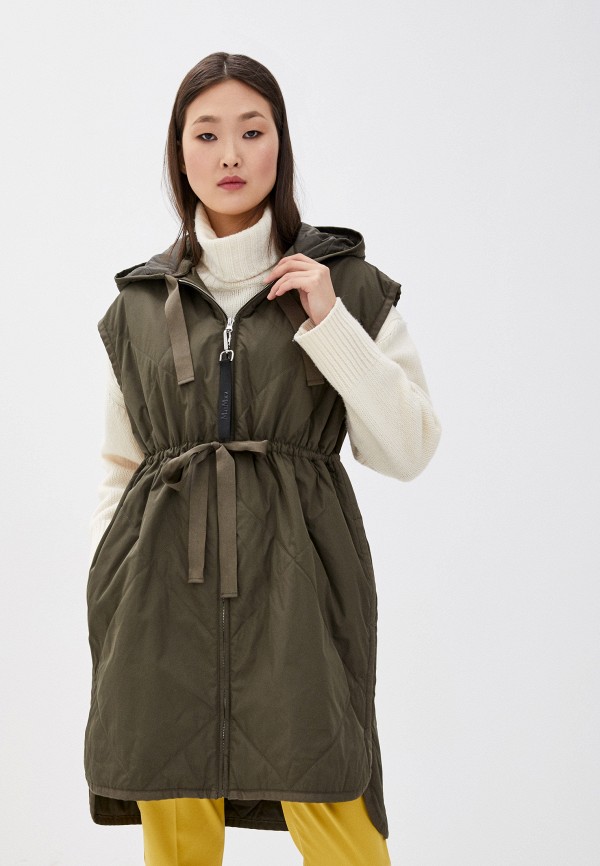 

Жилет утепленный Weekend Max Mara, Хаки