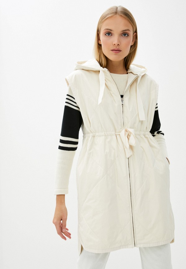 

Жилет утепленный Weekend Max Mara, Бежевый