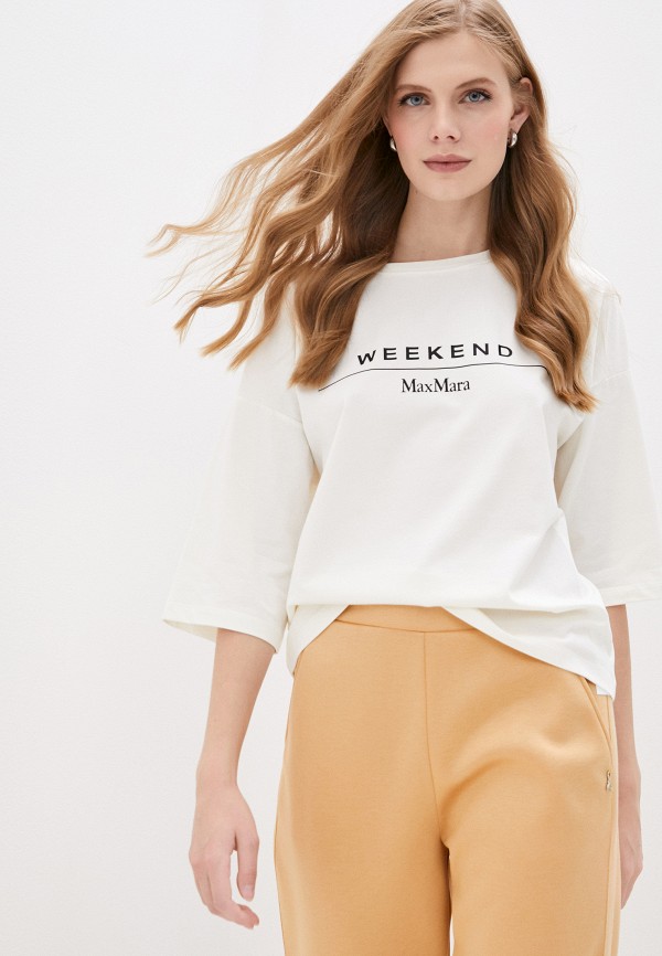 

Футболка Weekend Max Mara, Бежевый, AGAMI