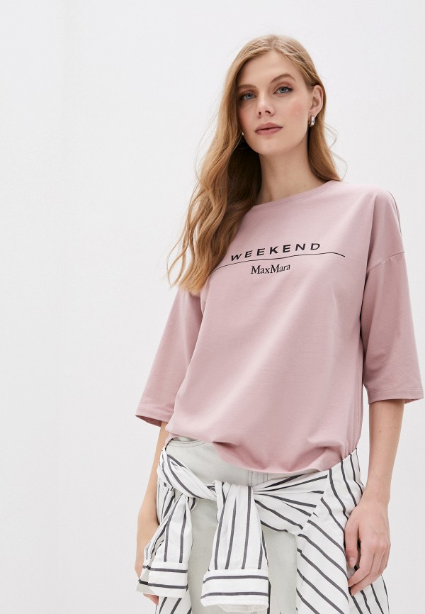 

Футболка Weekend Max Mara, Розовый, AGAMI