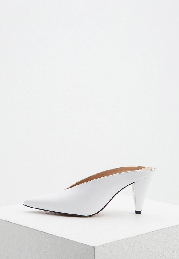 

Мюли Whistles, Белый, ARI SLIP ON MULE