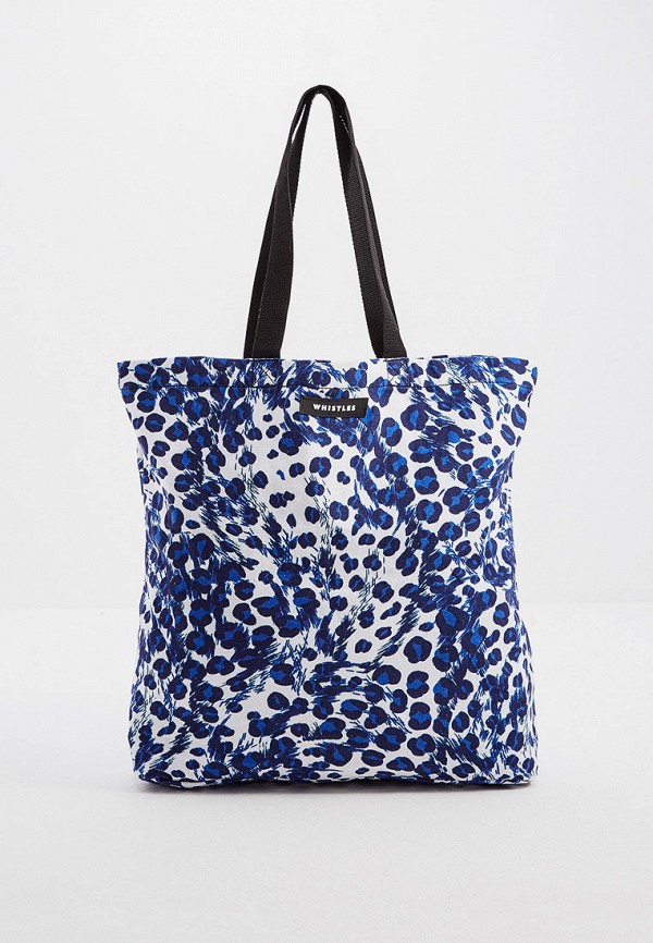 

Сумка Whistles, Синий, LUDLOW PRINTED TOTE