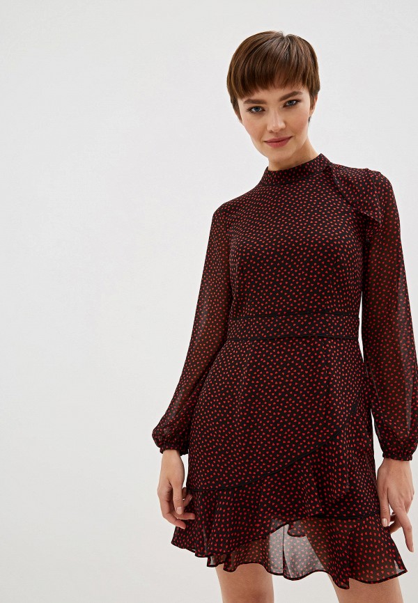 

Платье Whistles, Confetti Heart Frill Dress, Красный