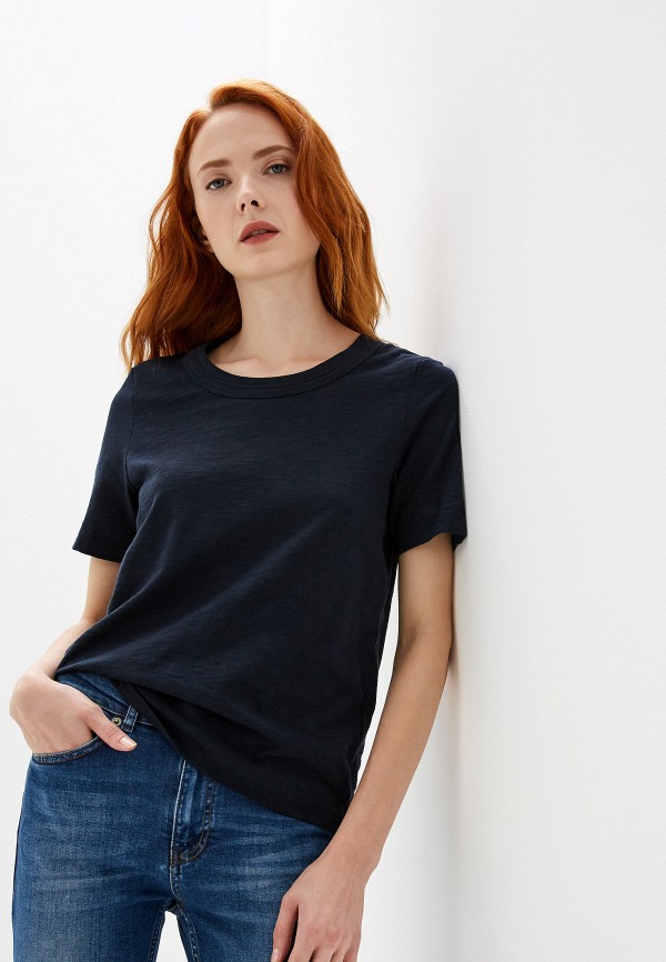 

Футболка Whistles, Rosa Double Trim Tshirt, Синий
