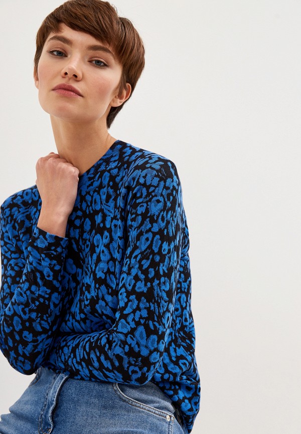 

Джемпер Whistles, Jungle Cat Crew Neck Knit, Синий